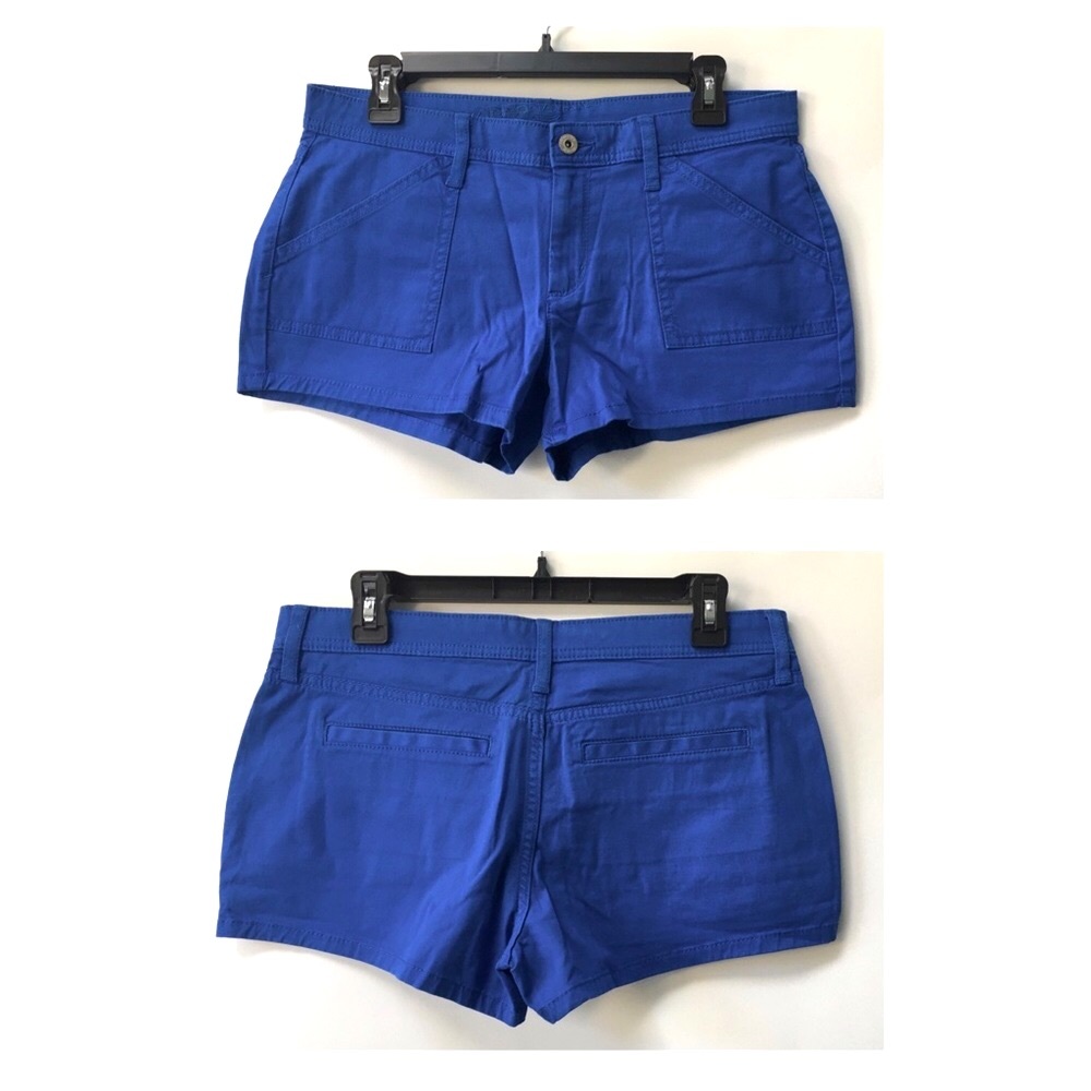 ARIZONA JEAN COMPANY- Women Jr's Shortie Shorts - ROYAL BLUE- Size 11 - NWOT